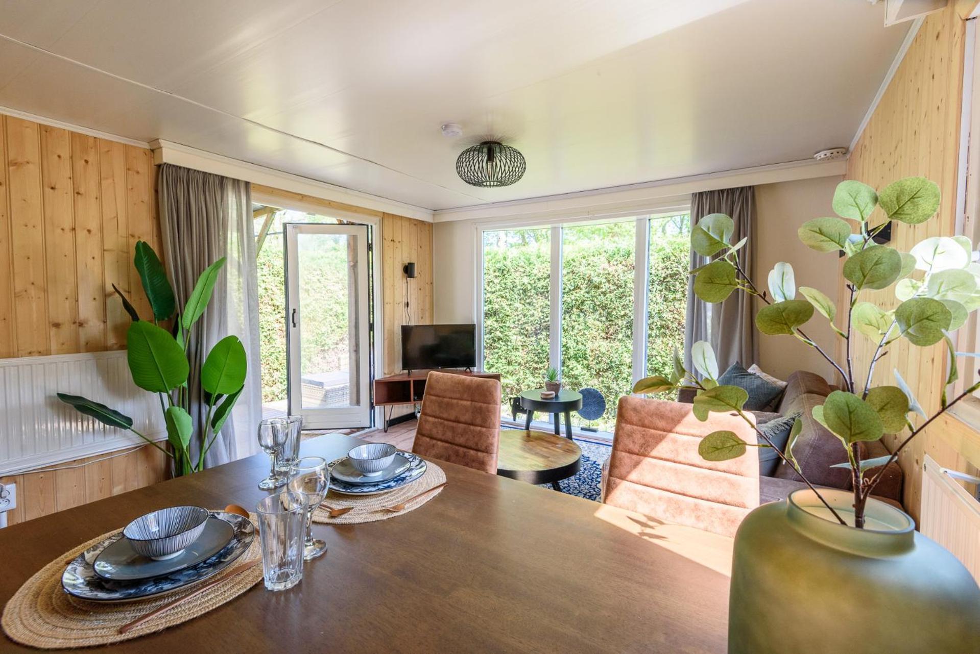 Chalet Op Rustig Park Op De Veluwe Putten Exteriér fotografie